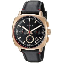 Bracelet de montre Fossil CH3008 Cuir Noir 20mm